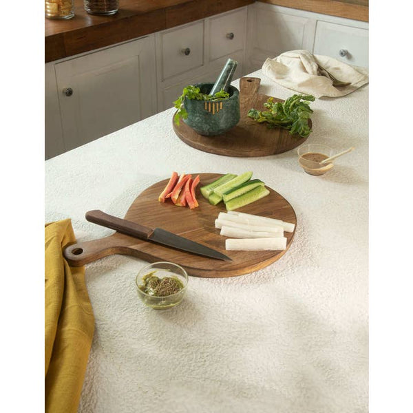 Laimai Small Mango Wood Chopping and Serving Board | Compact Kitchen Cutting Board for Food Prep and Snacks