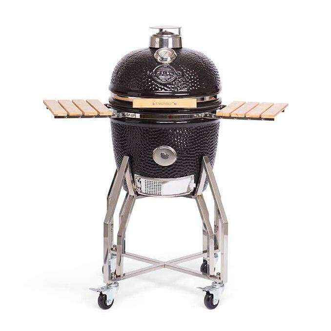 "BBQ Kamado 16" Medium with stand and Side Tables"