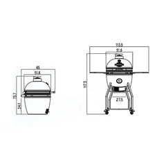 BBQ Kamado 16" Medium