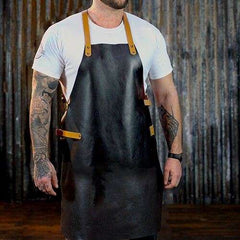 "BBQ Accessory Apron Faux Leather"