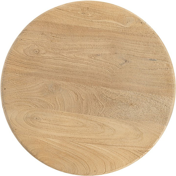Side table Ø50, Acacia Groovy Natural