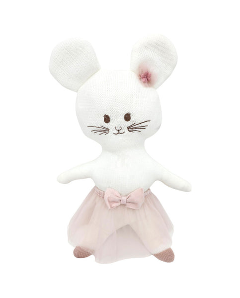 Knitted ballerina mouse
