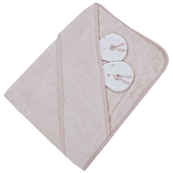 Bamboo bath robe BUNNY/ROSE PINK