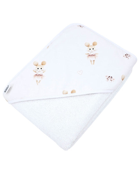 Bath robe BALLERINA MOUSE/WHITE