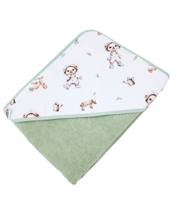 Bath robe GARDENER BEAR/MINT