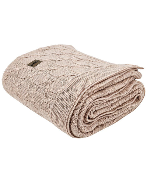 Alpaca wool blanket 150x200 cm - MODENA ROSE PINK