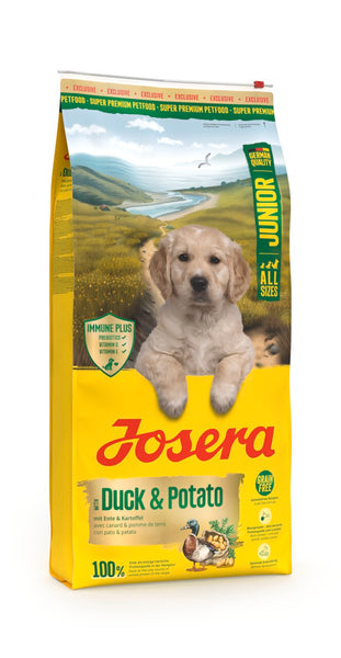 JOSERA A/S JUNIOR DUCK&POTAT 12,5KG