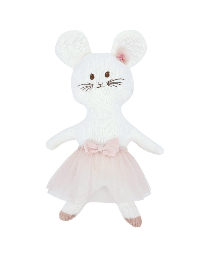 Knitted animal BALLERINA MOUSE