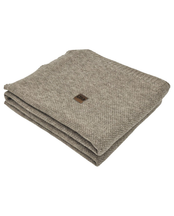 Knitted blanket 200x220 cm - MILANO200 TAUPE