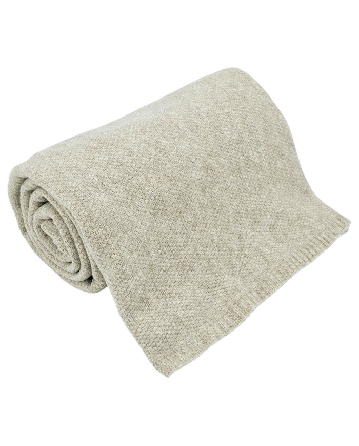 Knitted blanket 150x200 cm - MILANO LATTE