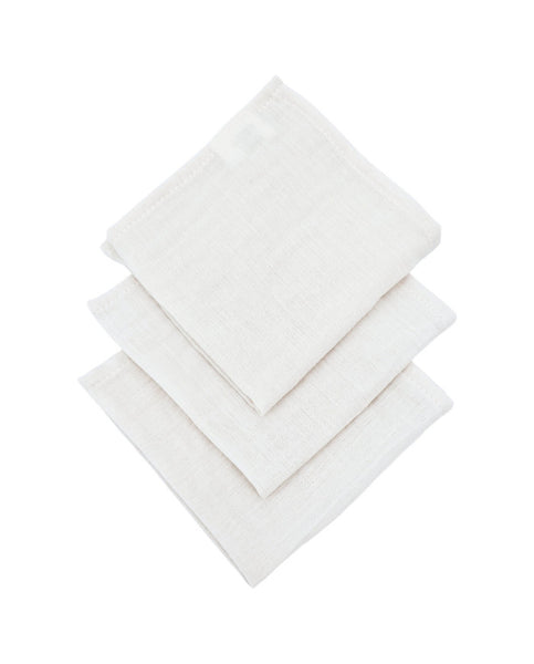 Muslin Nappies 30x30cm 3pcs. BEIGE