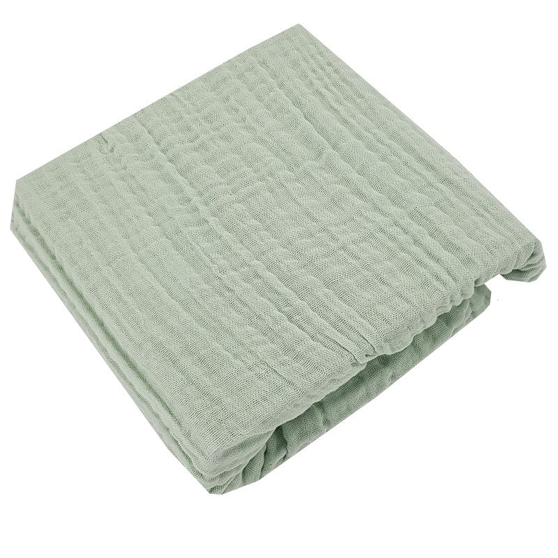 Muslin sheet with elastic band 120 x 60 cm MINT