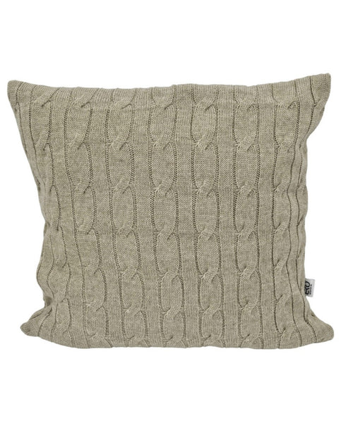 Knitted pillowcase 45x45 cm - VERONA LATTE