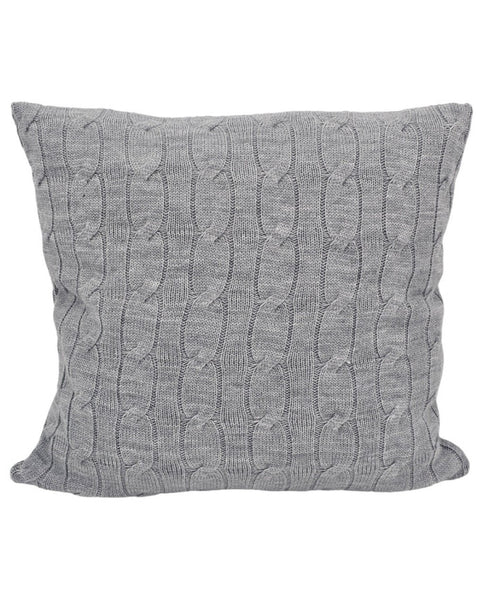 Knitted pillowcase 45x45 cm - VERONA POPIEL