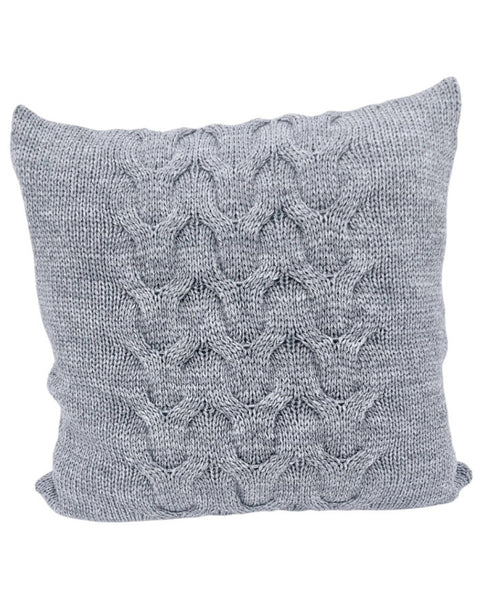 Knitted pillowcase with wool 45x45 cm - AREZZO POPIEL