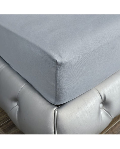 Jersey sheet with elastic band 160x200x30 cm GREY
