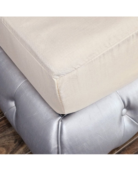 Muslin sheet with elastic band 160x200x30 cm LATTE