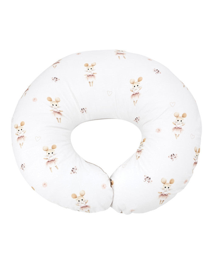 Velvet breastfeeding croissant BALLERINA MOUSE